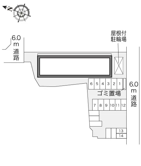 ★手数料０円★大府市大東町１丁目 月極駐車場